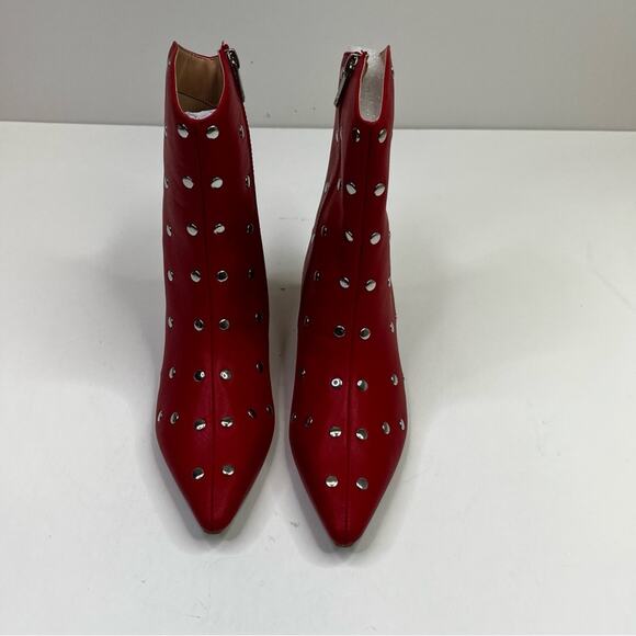 New York & Company Krissette Dress boots red silver - 7 - Picture 4 of 11